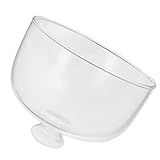 VOSAREA Kuchen Glasglocke Glas Käseglocke Kuchenglocke Tortenplatte Haube Glaskuppel Torten Glashaube Käseplatte Tortenglocke Lebensmittel Abdeckung Deckel für Patisserie Essen Cover
