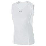 GOREWEAR M Damen GORE® WINDSTOPPER® Base Layer Shirt Ärmellos, Light Grey/White, 38