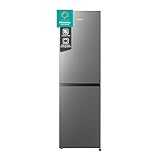 Hisense RB327N4AD2 Kühl-Gefrierkombination/ NoFrostPlus/ Multiflow 360°/ HolidayMode/ FreshZone/ 182,4 cm/ Kühlteil 171 l/ Gefrierteil 85 l/ 41 dB/ 287 kWh/ Jahr/ Edelstahl-Look