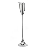 CO-Z Standaschenbecher Edelstahl Aschenbecher mit Deckel für Drinnen Höhenverstellbar Stand Aschenbecher 50,8-88,9 cm Standascher (Silbern)