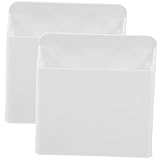 Homoyoyo 2 Stück Magnetischer Stifthalter für Whiteboard Marker Weiß Abnehmbare Fächer Langlebiger Organizer Platzsparender Desktop Stiftebox mit Starkem Haftmagnet für Büro und Schule