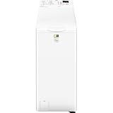 AEG LTR6A41460 Waschmaschine Toplader – Serie 6000 ProSense: Mengenautomatik – 6 kg – EEKL A – SoftOpening Trommeldeckelöffnung – Wasserschutzalarm – Wasserstoppschlauch – Inverter Motor – 1400 U/min