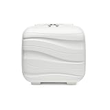 KONO Kosmetikkoffer Beautycase Kabinengepäck Damen PP Schminkkoffer (Weiß)