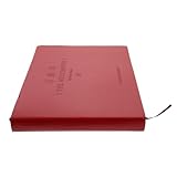 GRIRIW 1Stk Taschenbuch Universal- übersichtliches Rechnungsbuch Hauptbuch Finanzplaner Geldplaner buchhaltung buch büroartikel lehrbuch einfaches Rechnungsbuch Handbuch bilden Papier rot