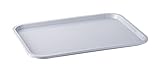 APS Fast Food-Tablett, bruchsicheres und spülmaschinenfestes Serviertablett, Made in Germany, 45 x 35,5 cm, Höhe 2 cm, grau