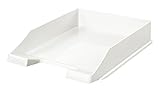 HAN Briefablage Klassik, 10 STÜCK Schreibtisch Organizer, Bürobedarf, Ablagefächer, Büromaterial, Briefkorb, Dokumentenablage, bis Format A4/C4, 1027-X-12, weiß