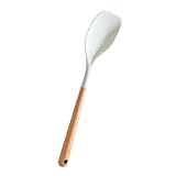 Lpoppcx Spatellöffel - Spülmaschinenfestes Küchenutensil - Küchenspatel mit Holzgriff | Für die Küche zum Backen, Rühren und Braten von, Fleisch und Suppe
