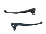 Streetparts24 Bremshebel Set Links + Rechts Schwarz passend für CPI, ATU, Explorer, Generic, Keeway 50ccm 2T Roller Mofa Scooter – Bremsgriff Satz Lenkerhebel Ersatz Hebel Paar