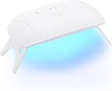 Makartt UV Nail Lamp, 8W Mini USB Portable LED Light for Gel Polish, Cure Dry with 60s 120s Timer Setting, Flash Curing Lamp for Art Salon, Home DIY