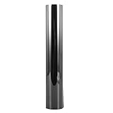 Tsadeer Auto TöNung Folie Top Front Windschutzscheibe Folie Sonnen Schutz Farbverlauf 20X150Cm (Schwarz)