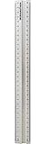 Eberhard Faber 570009 - Aluminium Lineal, ca. 30 cm, rutschfestes und bruchsicheres Metall Lineal
