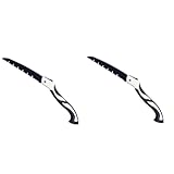 YARNOW 2St Klappsäge Taschensägen Sträucher schneiden Sägen falten Klappcamping Schnittpflanzen Sägen Kette handkreissäge outdoor werkzeug outdoor tool klappbare Astsägen Campingsägen