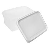 IMIKEYA Wiederverwendbare Kompakte mit Deckel Langlebig und Leicht zu Reinigen für Brot Pizzateig gärung Platzsparend für Haushalt und Küche