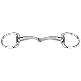 Sprenger SATINOX Olivenkopf Unterlegtrense 14 mm einfach gebrochen - Edelstahl rostfrei, 135 mm Weite