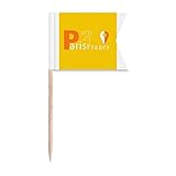 Paris Geography Koordinaten Trave Zahnstocher Flaggen Kennzeichnung Markierung für Party Kuchen Lebensmittel Käseplatte