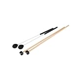 Vaguelly 2 Paar Marimba-Hammer gitarrentuner Eis am Stiel Drumstick Halter Hickorystöcke einschlagwerkzeug percussion instrumente Xylophon-Hammer Mallet-Perkussion Xylophon-Sticks Garn