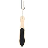 BAOK Fußfeile aus Holz - Holzfußschleifer mit Lanyard,Fußpflege zum Entfernen abgestorbener Haut für Frauen, Männer, Erwachsene, Jugendliche, Älteste