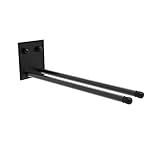 RAWWEST.BIS Ski Wandhalterung Skiwandhalter Stockhalter für zwei Paar Skier - Aufbewahrung und Halterung von Skier und Skistöcke, Wand Skihalter platzsparender Skiträger Stockhalter, bis 30 kg