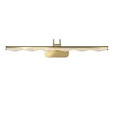 JAPEL Badspiegellampen, Led -Waschtischlichter, Verstellbare Bad -Waschtischschrank -Beleuchtungskörper, Messingwandmontagespiegel Frontlampe, Badwandlampe Über Spiegel/a/80 cm