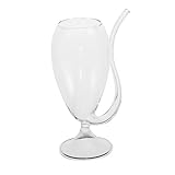 PHENOFICE 1Stk Tasse klare Saftschale Martini Retro-Brille Vintage Trinkgläser Retro-Trinkgläser whiskey glasses merksam Trinkglas barzubehör Whiskeyglas Party-Trinkbecher hohes Cocktailglas