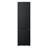 LG Kühl-Gefrierkombination GBV3200CEP, 387L Gesamtvolumen, 203 cm, Energieklasse C, Total No Frost, LINEARCooling, DoorCooling+, leise & effizient, Matt Schwarz Metallic