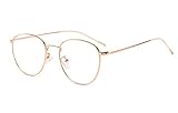 Blaulichtfilter Brille Damen Herren Metall Frame Retro Blockieren Blaulicht Gaming brille Computerbrille