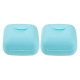 Gatuida 2 Stück Pack Damen Aufbewahrungsbox für Menstruationstassen Bruchfester Kunststoff Leicht Atmungsaktiv Reiseetui für Outdoor und Alltag
