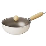 YYLMKMFC Kleine Keramikpfanne, Gemüsepfanne, Haushaltspfanne, Antihaftbeschichtung, Spiegelei, Hilfspfannen(20cm)