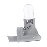 TEHAUX Mehrzweck Hamster Trinkflasche mit Edelstahl Kugelventil Auslaufsicher Transparenter Wasserspender für Hamster Kaninchen und Meerschweinchen Langlebiges Kunststoffmaterial Einfach