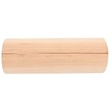 Alipis Holz Halsstützkissen Für Nacken Und Gebärmutterhals Ergonomisches Dampfkissen Aus Massivem Holz Kissen Für Sauna Gesundheitsfördernd