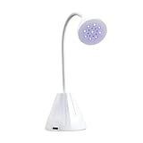 LED UV Nagellampe, Mini Wiederaufladbare Nägel Gel Aushärtung Licht, Schnell Trockner Aushärtung Schwanenhals Lampe für Home DIY Maniküre