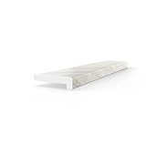 Seiletech.de FENSTERBANK PVC | 25 cm x 100 cm | Marmor | Fensterbrett | für den Innenbereich | Innenfensterbank | Innen | Meterware | Wohnzimmer | Deko | Kunststoff