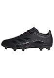 adidas Predator League Firm Ground Football Boots Fußballschuhe, Core Black/Carbon/Core Black, 34.5 EU