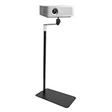 TONFEION Beamer Ständer, Beamer ständer Höhenverstellbar 60-120cm, Projector Stand mit 360° Drehbarem Kugel, Beamer Stativ für Heimkino/Büro, L-förmig, 180kg Tragkraft, Schnellmontage ohne Werkzeug