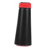 DIKACA Trompetendämpfer Trompetenpflegeset Gerade Stumm Für Trompetenventile Musikinstrumente Baritonhorn Üben Tragbarer Trompetenständerhalter Trompetenersatz Posaune Abs Black