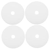 Cabilock 4 Stück Toilettenbürsten Ersatz Schutzdeckel Pads für Wc Bürste Kompatibel Vielseitig Robust Einfache Montage Langlebig für Badezimmer Reinigung