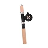 Toyvian Eisfischerruss -Set Eisfischereisen Kleine Angelrute Eisfischereiwerkzeug Kit Angelrute Für Süßwasser Rucksackfischerei Für Eva