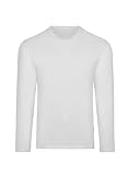 Trigema Mädchen Langarmshirt aus Baumwolle, Weiß, 152