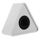 Homoyoyo Abs Mikrofon Logo Flagge Dreieckig Interview Station Weiß Tragbar Robust Für Professionelle Interviews Mit Großflächigem Logo Bereich Einfach Selbst Gestalten