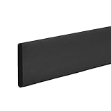 Aesthetic Upgrade Funktionelle und attraktive 3D-Wandschutzleiste, 2 m lang, Schwarz