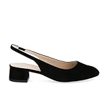 Peter Kaiser Peeptoes & Slingpumps 79540, Rauleder, Schwarz, Damen EU 4/37