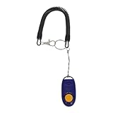 EPIGEIST Trainingsclicker für Hunde mit Armband Leichter Tragbarer Klicker zur Verhaltens Gehörförderung Geeignet für Welpen Outdoor Training Effektives Hundetraining Zubehör