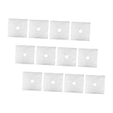 COLLBATH 12St Gasherd Matte Schutzabdeckung Herd Befestigungskeile Induktionsherd mit Heizring Kochfeld Induktionsherd Brennerabdeckungen für Herde Antihaft-Gasherdschutz Silver