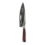 UTHCLO Japanisches Küchenmesser mit Holzgriff Chefmesser für Fleisch und Gemüse Langlebig und Scharf für Professionelle und Hobbyköche Perfektes
