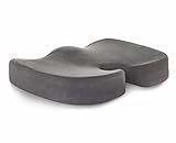 Linenspa Ergonomisches Sitzkissen aus Gelschaum – Steißbein-/Coccyx-Komfort – Sitzpolster für Bürostuhl, Auto und für ganztägiges Sitzen