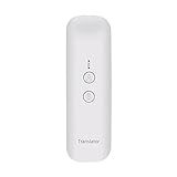 TISVY Bluetooth 5.0 wiederaufladbare schnelle Verbindung Mini Portable Voice Multi-Language Smart Translator for Overseas Business Meeting (Color : White)