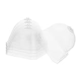 ifundom Abdeckung Für Blumentöpfe Winterabdeckung Kuppel Wiederverwendbar Sämling Garten-Cloche-pflanzenabdeckungen Pflanze Einfrieren Eingetopft Klare Topfabdeckung Plastik Transparent