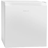 Bomann® Mini Kühlschrank 45L mit Gefrierfach, leise Kühlbox klein für Küche Büro Camping und Gaming, Kühlschrank klein Türanschlag wechselbar - Minikühlschrank Getränkekühlschrank Minibar KB 7245 weiß