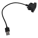 FRCOLOR Flush Mount USB Buchse Auto Adapter USB Verlängerungskabel Kompatibel mit Toyota Corolla Raumsparend Einfache Installation Zuverlässige Ladefunktion