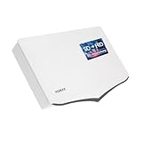 HUMAX Flat H40D Flachantenne mit Single LNB, SAT TV Antenne für alle Sender, Wetterfeste Camping Satellitenschüssel für 1 Teilnehmer, Ideal für Balkon oder Camping, Inkl. Wand- und Masthalterung